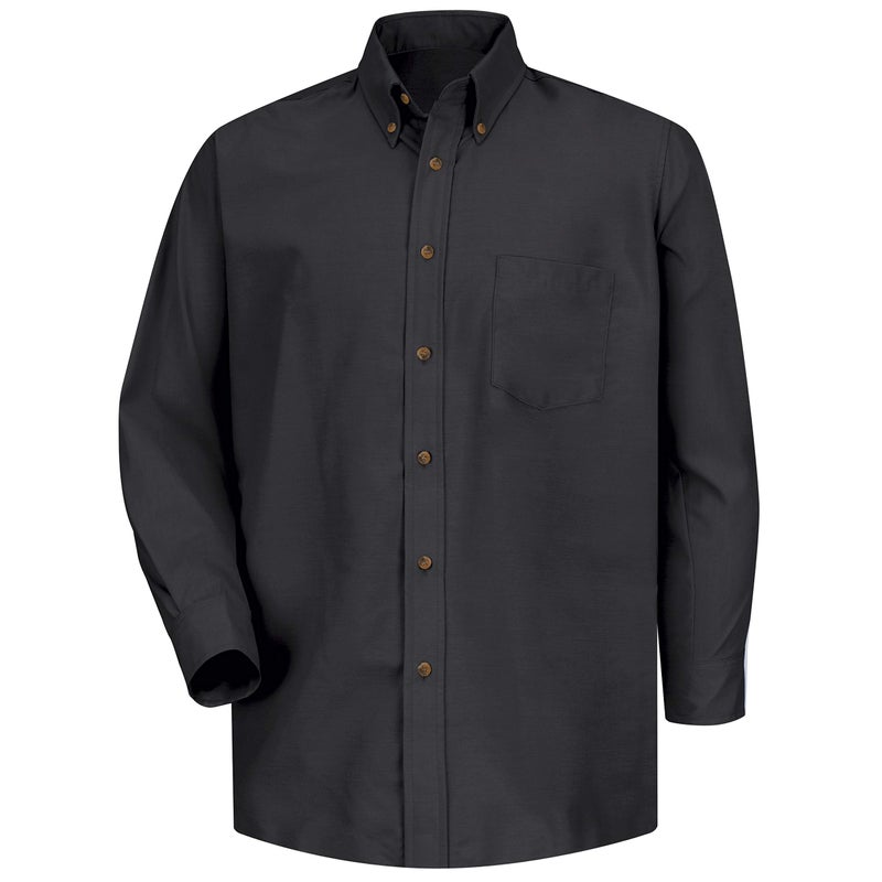 Red Kap mens Poplin dress shirts, Black, XX-Large Tall US - Image 2